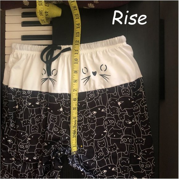 Pants - Cat Print Lounge Pant -- like L (marked XL)